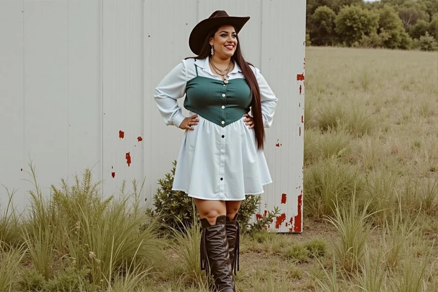 Curvy Girl Plus Size Cowgirl Outfit Ideas Western Style Guide